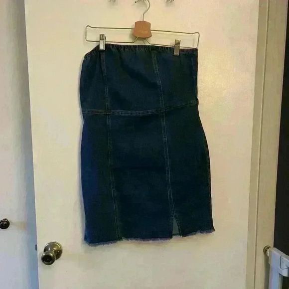 Jean Mini Dress - Picture 1 of 4